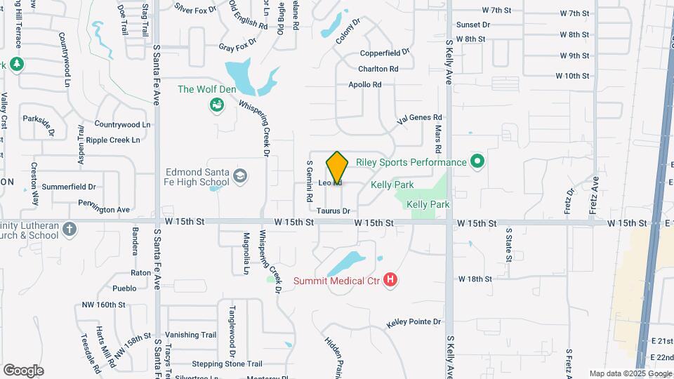 1305 Aquarius Rd Map and Location Details
