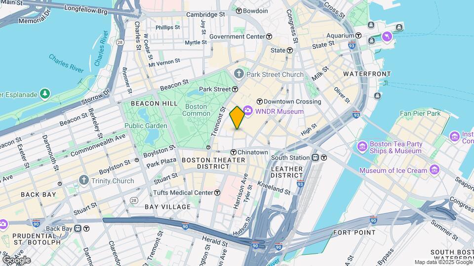 580 Washington St, Unit 1207 Map and Location Details