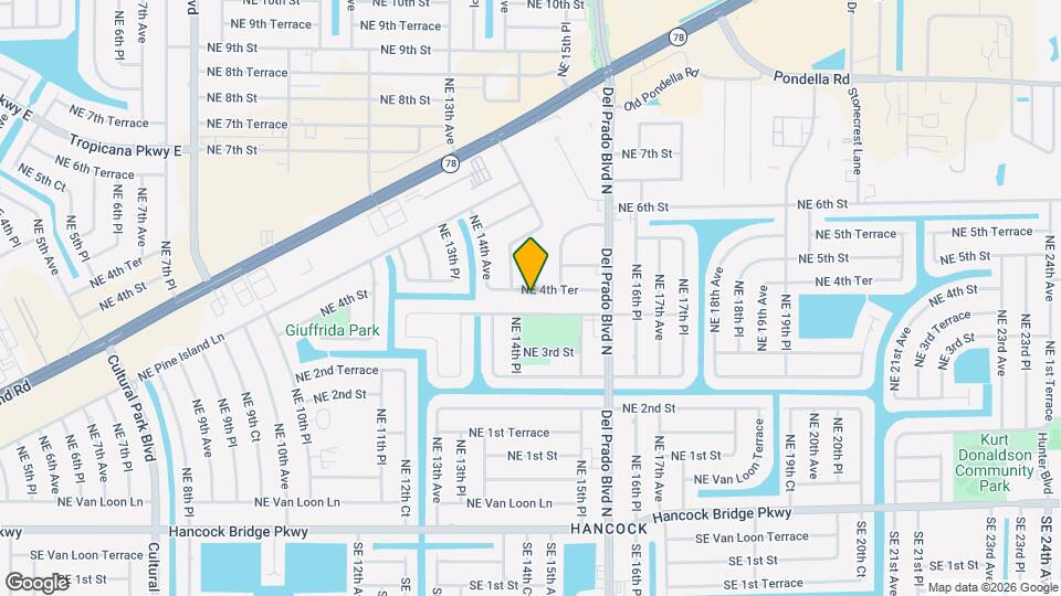 1430 NE 4th Ter Mapa y Detalles de la Ubicación