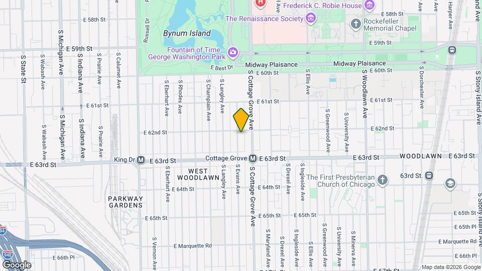 6209 S Evans Ave Mapa y Detalles de la Ubicación