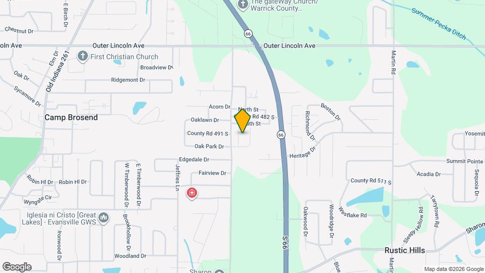 4936 Live Oak Ct Map and Location Details