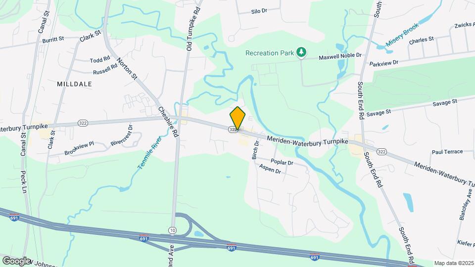 1172 Meriden-Waterbury Turnpike-Unit -2nd Floor Map and Location Details
