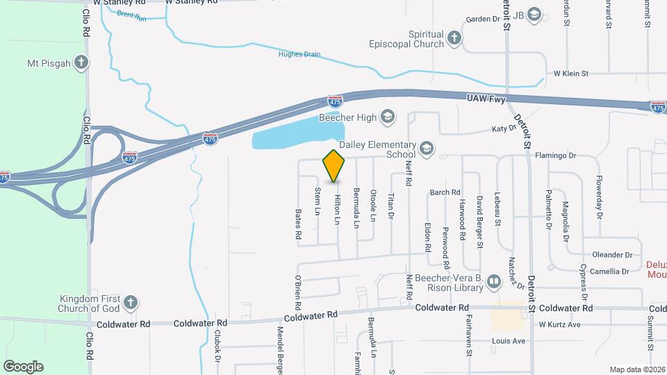 6203 Hilton Ln Map and Location Details