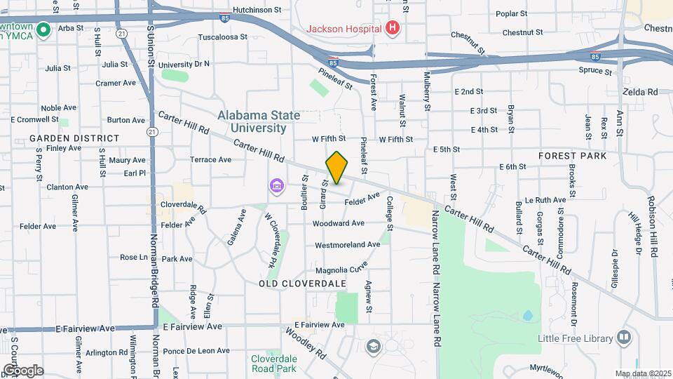 1221 Belmont St Map and Location Details