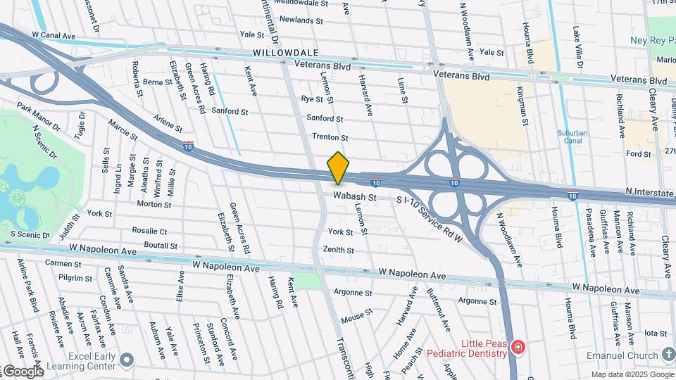 4923 Wabash St Map and Location Details