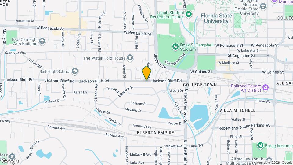 1607 Jackson Bluff Rd Map and Location Details