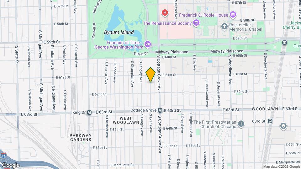6151 S Evans Ave, Unit 6151-1 Mapa y Detalles de la Ubicación
