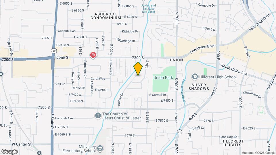 7303 S Shady Wds Cir Map and Location Details