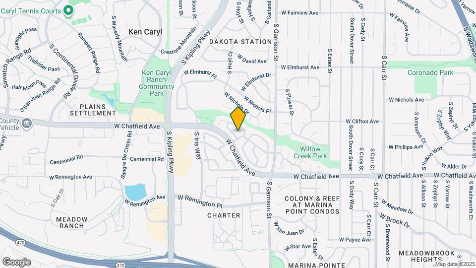 9713 W Chatfield Ave Map and Location Details