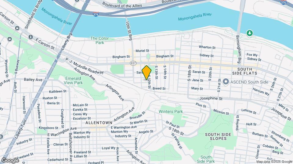 1119 Freyburg St Map and Location Details