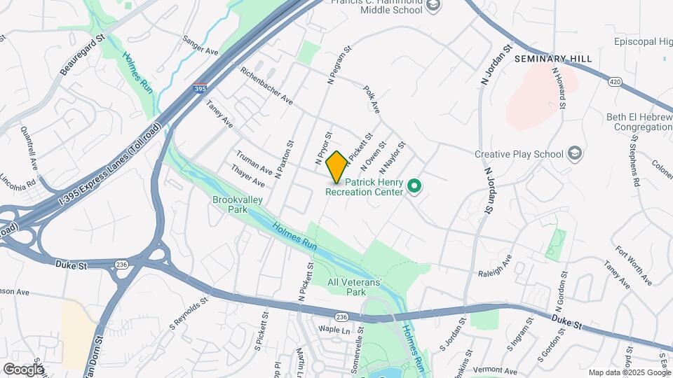 495 N Pickett St Map and Location Details