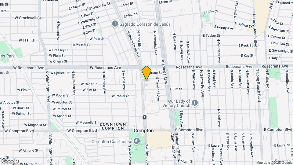 806 N Willowbrook Ave Map and Location Details