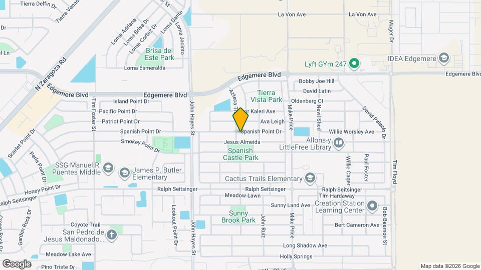 14604 Spanish Point Dr Map and Location Details