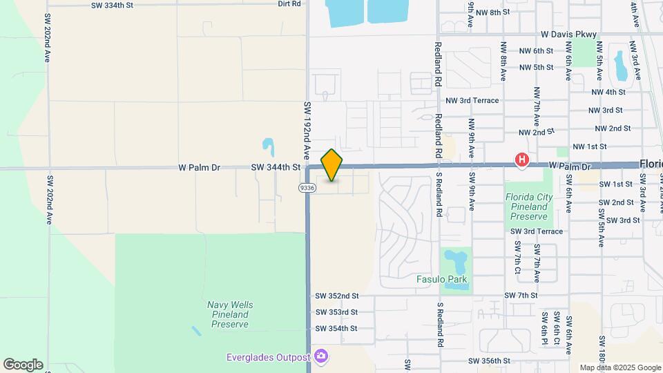 34501 SW 191st Ct Mapa y Detalles de la Ubicación