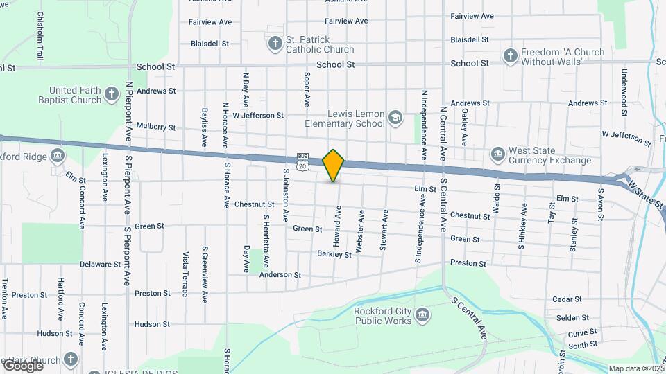 203 Howard Ave Map and Location Details