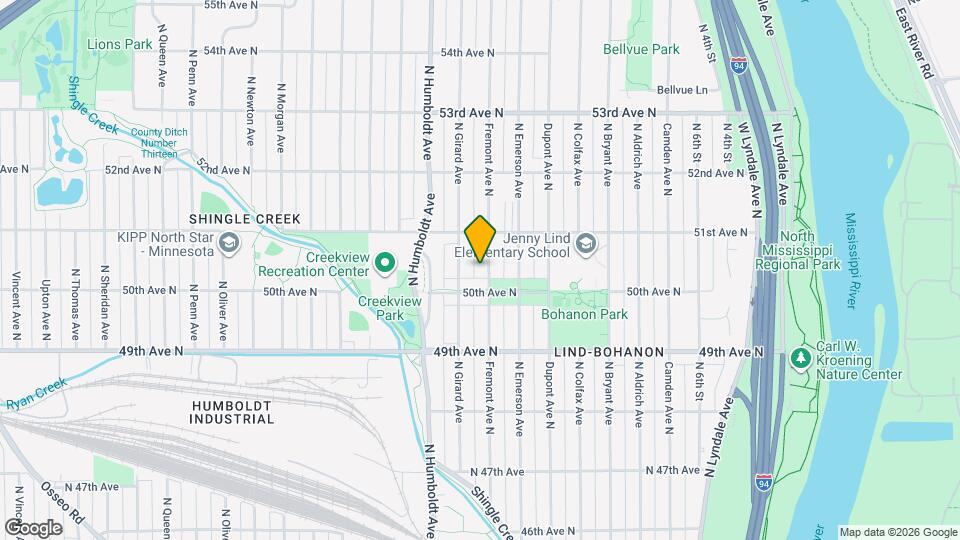 5021 Fremont Ave N Map and Location Details