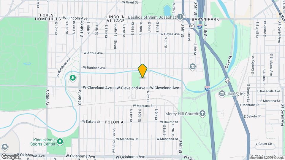 2656 S 10th St Map and Location Details