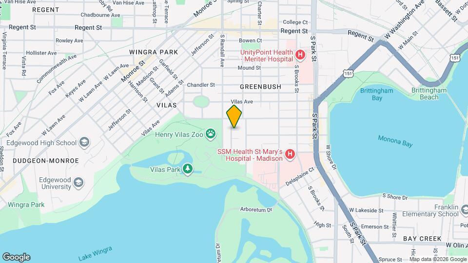 523 Wingra St Map and Location Details