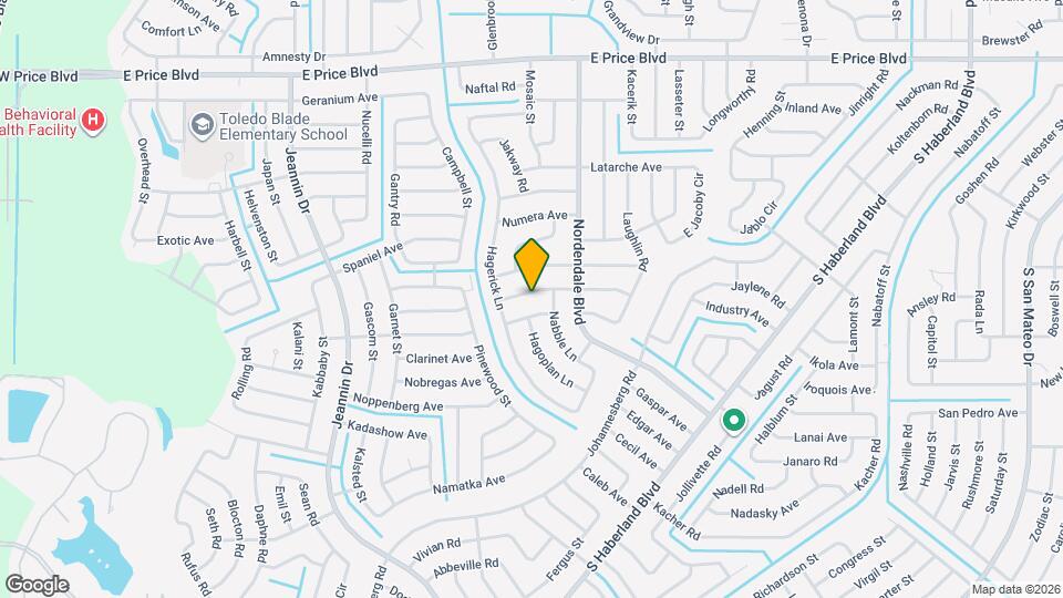 1813 Lawn Ave Mapa y Detalles de la Ubicación