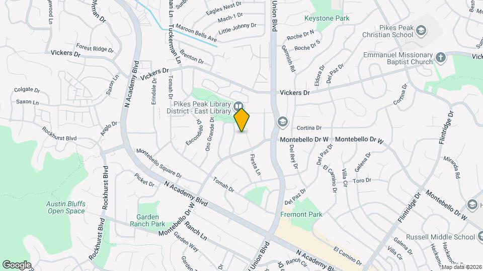 5462-5462 Fiesta Ln Mapa y Detalles de la Ubicación