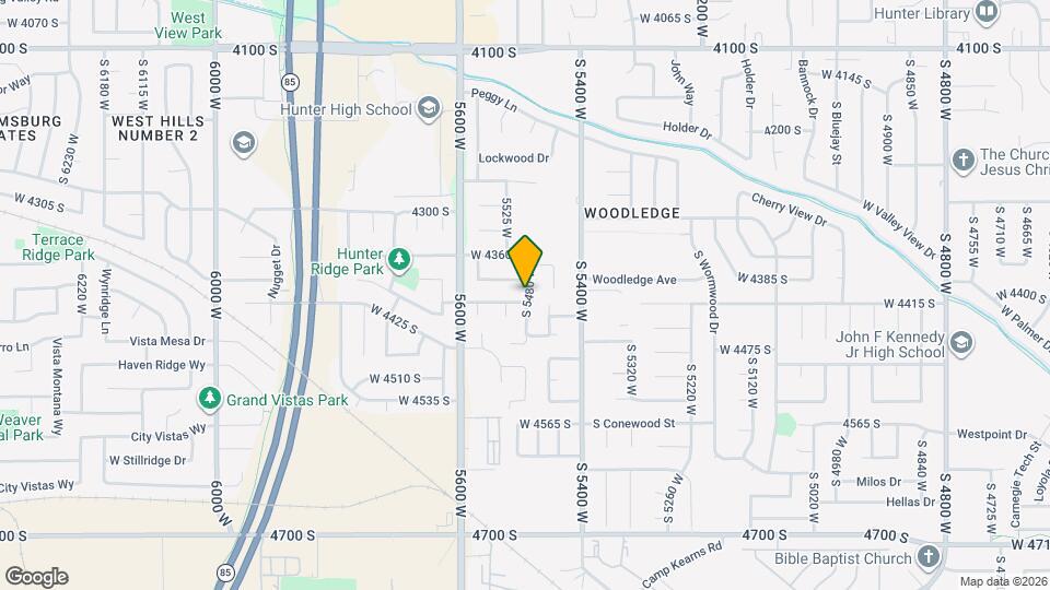 4420 W 4420 S Map and Location Details