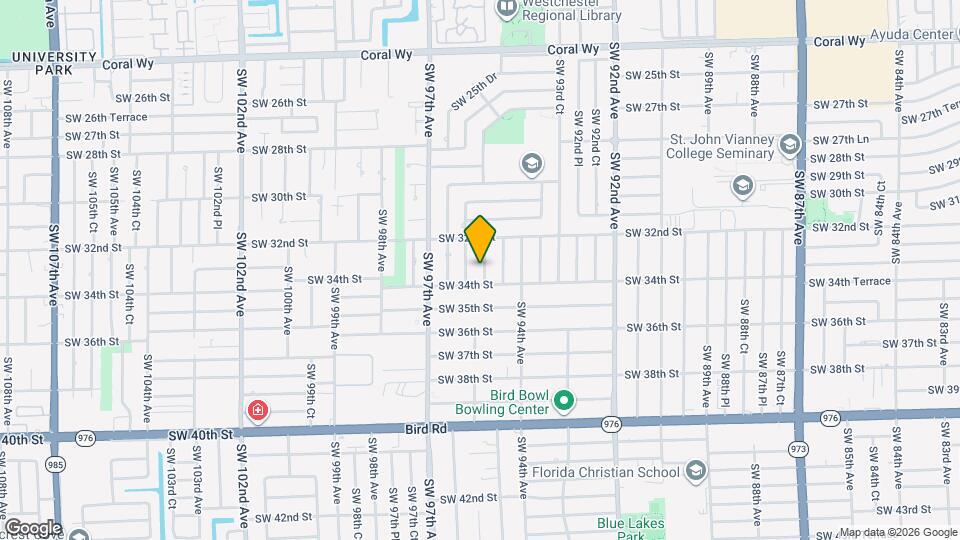 3310 SW 94th Pl Map and Location Details