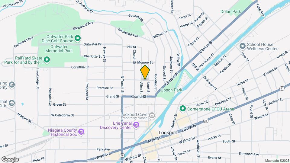 90 Washington St, Unit Upper Map and Location Details