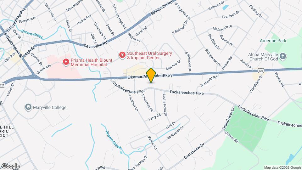 1723 Tuckaleechee Pike Map and Location Details