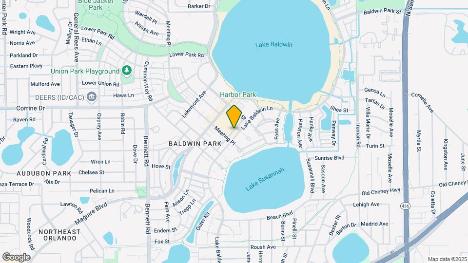 1470 Lake Baldwin Ln, Unit C Map and Location Details