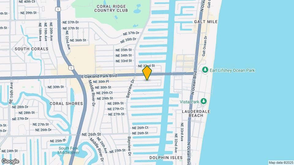 2850 NE 30th Pl Mapa y Detalles de la Ubicación