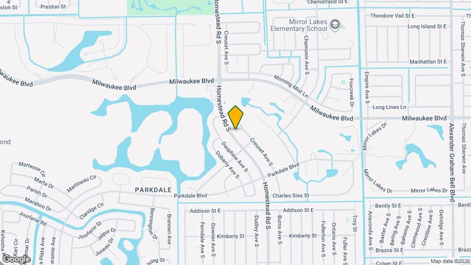 647 Homestead Rd S Map and Location Details