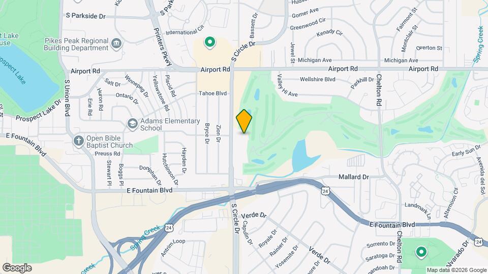 809 S Circle Dr Map and Location Details