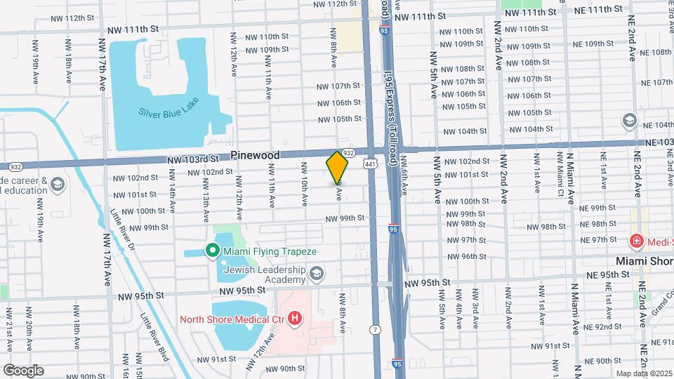 800 NW 101st St Map and Location Details