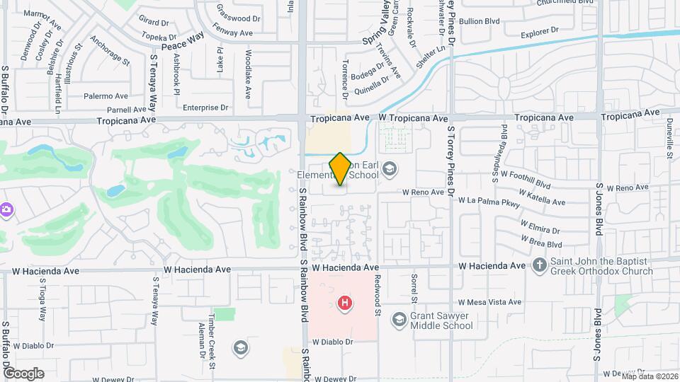 5064 S Rainbow Blvd Map and Location Details