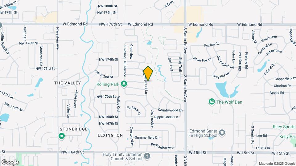 908 Countrywood Ln Map and Location Details
