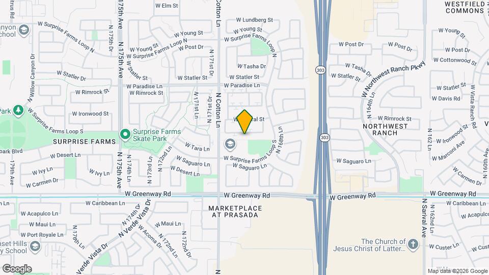 17009 W Marconi Ave Map and Location Details