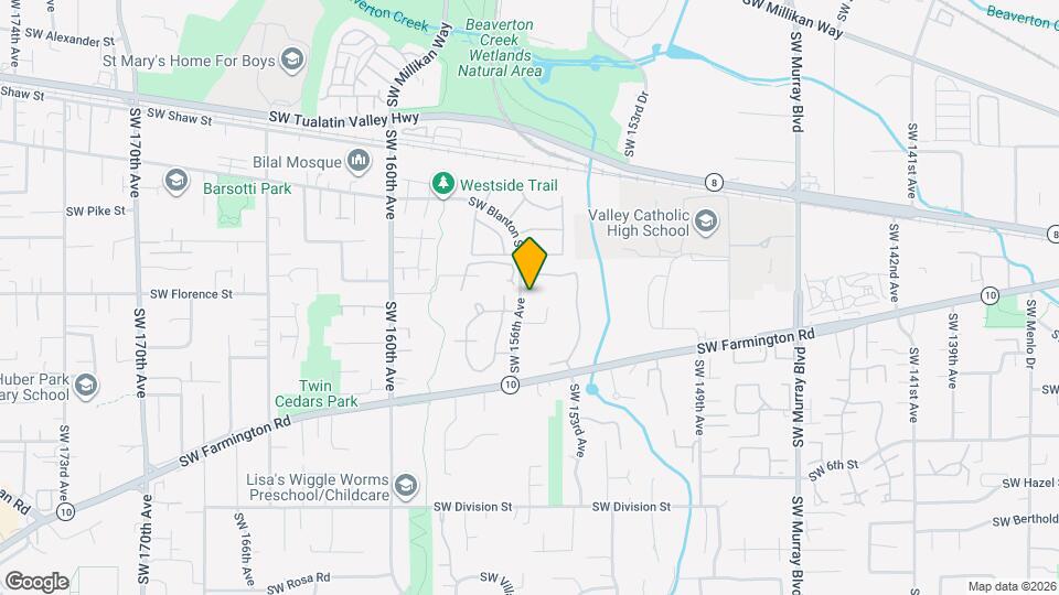 4564 SW 156th Ave Map and Location Details