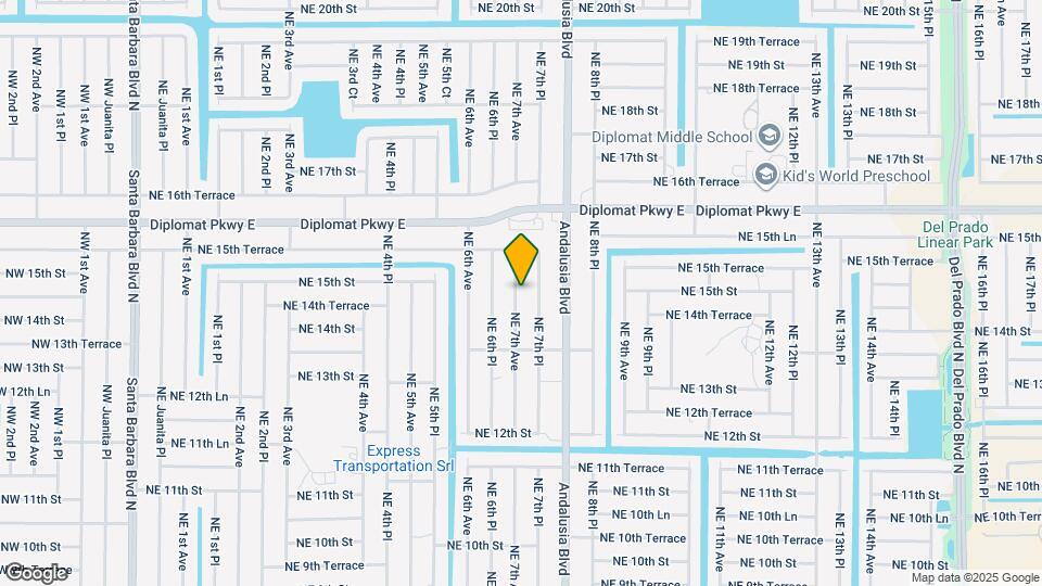 1421 NE 7th Ave Map and Location Details
