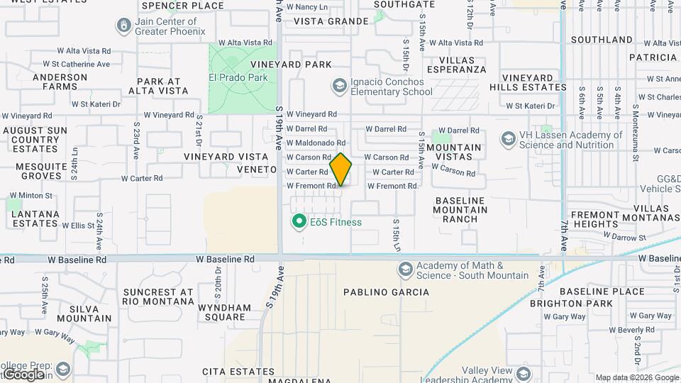 1718 W Minton St Mapa y Detalles de la Ubicación