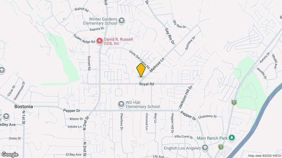 8124 Melrose Ln Mapa y Detalles de la Ubicación