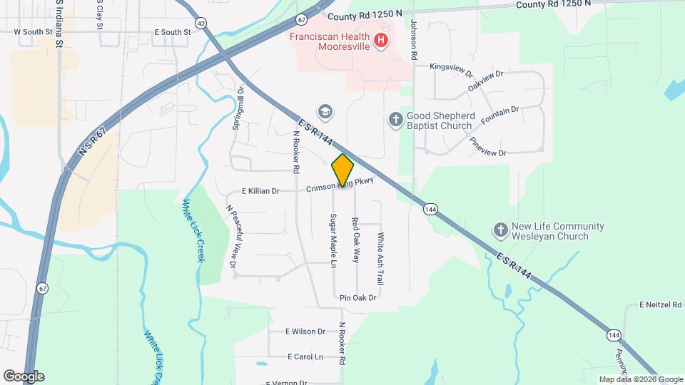 1017 Crimson King Pkwy Mapa y Detalles de la Ubicación