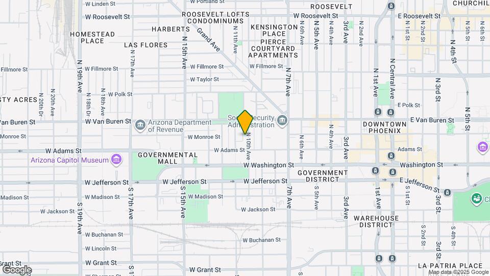 126 N 10th Ave Map and Location Details