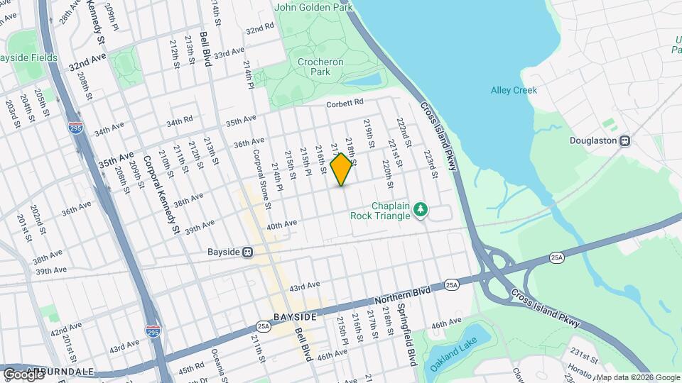 216-18 39th Ave Map and Location Details