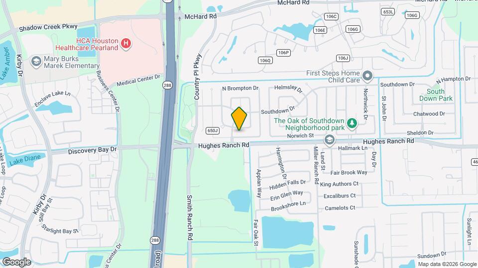2711 S Brompton Dr Mapa y Detalles de la Ubicación