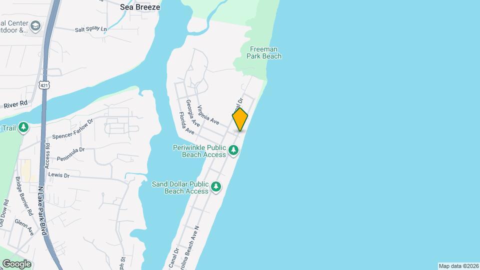 1600 Carolina Beach Ave N Mapa y Detalles de la Ubicación