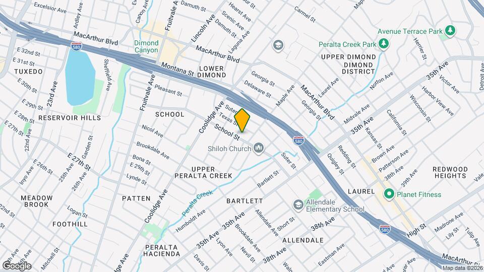 3212 School St Map and Location Details