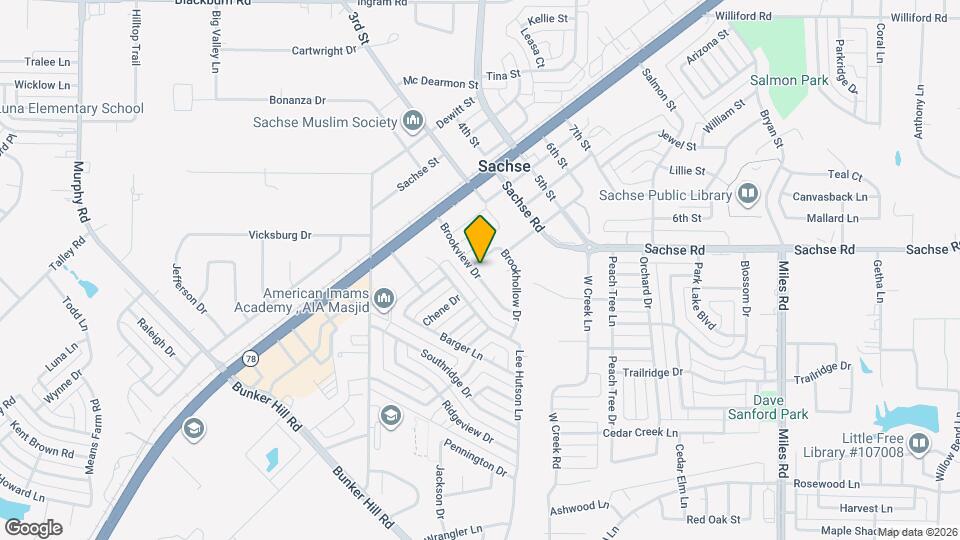 5413 Brookhollow Dr Map and Location Details