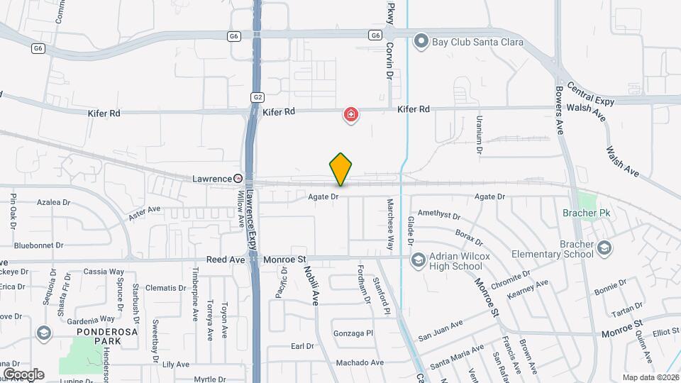 3419 Agate Dr Map and Location Details