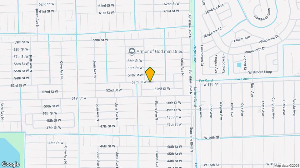 2617 53rd St W Map and Location Details