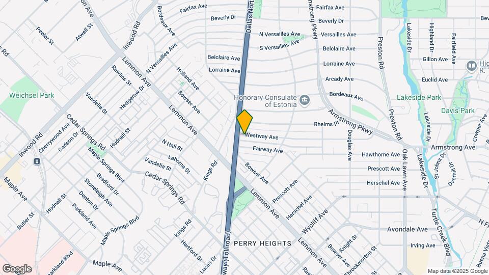 4549 Westway Ave Mapa y Detalles de la Ubicación